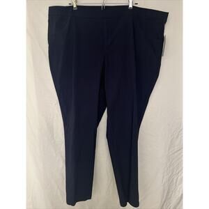 Zac & Rachel Ankle Pants, It's Not Just A Legging, Size 24W, Navy NWT